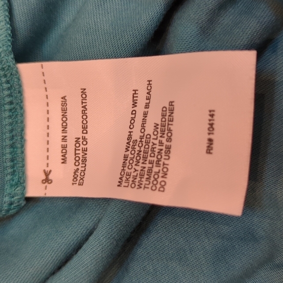 DSG Twitch & Allison Women's Cotton Boxy Crop Top Tie Hem Size XL - Picture 5 of 6